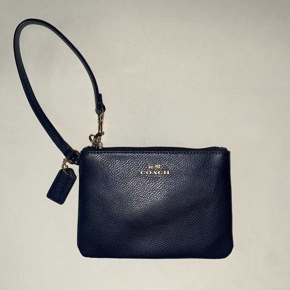 Black Coach Wristlet